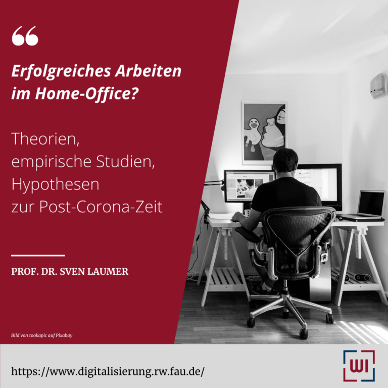 Erfolgreiches Arbeiten im Home-Office: Theorien, empirische Studien und Hypothesen zur Post-Corona-Zeit