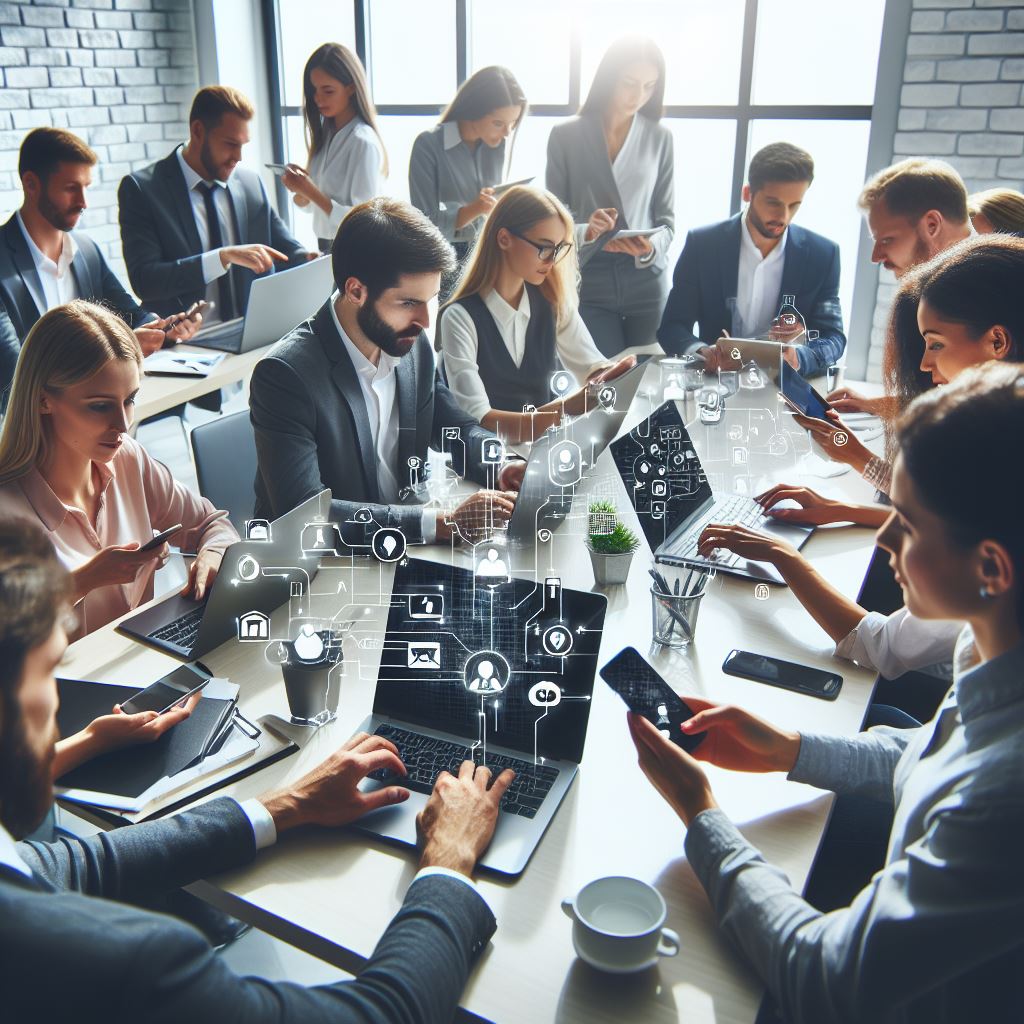 Zusammenarbeit und Enterprise-Social-Media